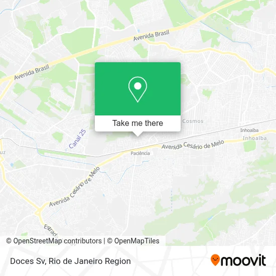 Doces Sv map