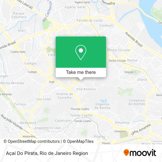 Açaí Do Pirata map