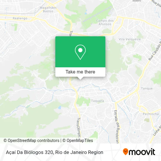 Açaí Da Biólogos 320 map