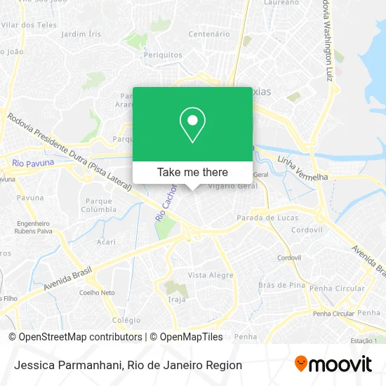 Jessica Parmanhani map