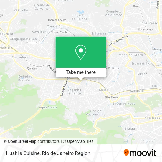 Hushi's Cuisine map
