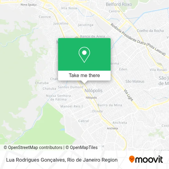 Lua Rodrigues Gonçalves map