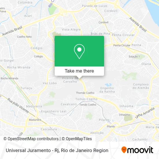 Universal Juramento - Rj map
