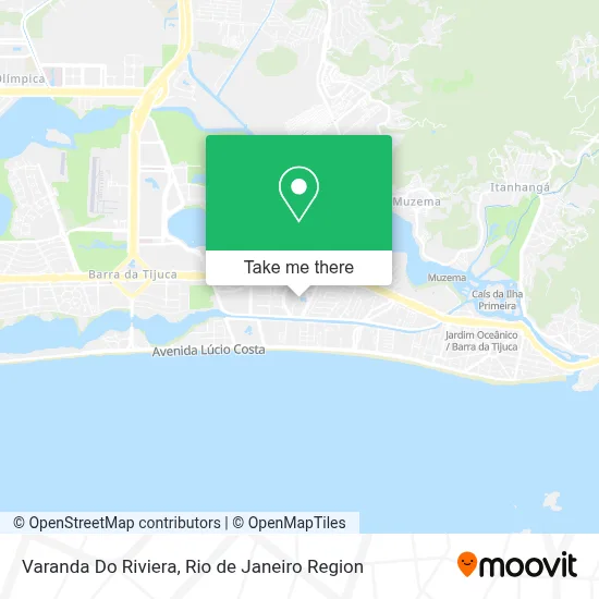 Varanda Do Riviera map