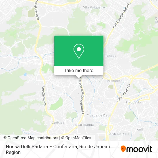 Nossa Delli Padaria E Confeitaria map