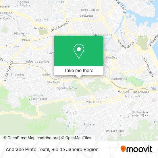 Andrade Pinto Textil map