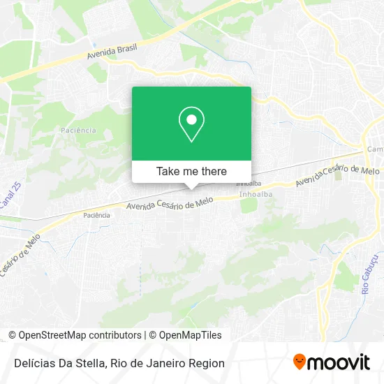 Delícias Da Stella map