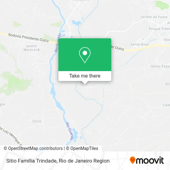 Sitio Família Trindade map