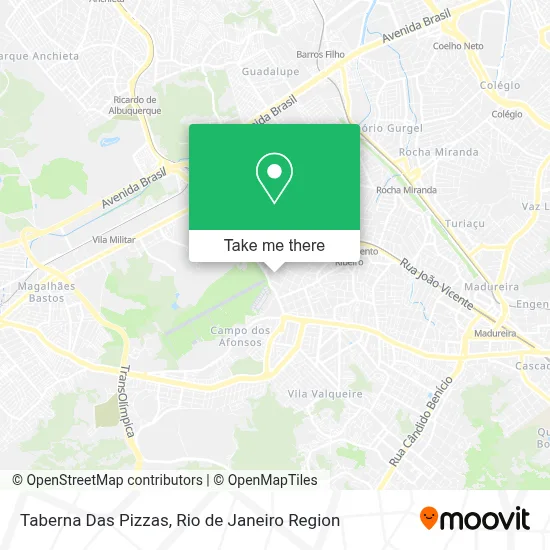 Taberna Das Pizzas map
