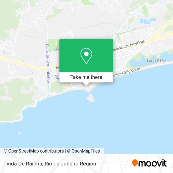 Vida De Rainha map