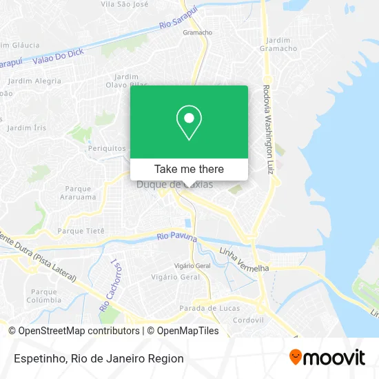 Espetinho map