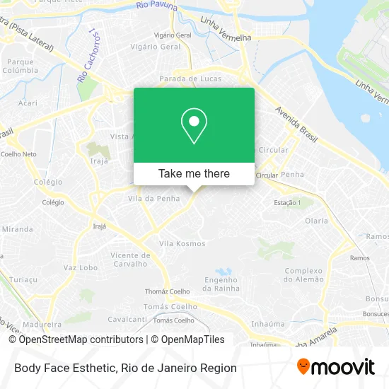 Body Face Esthetic map