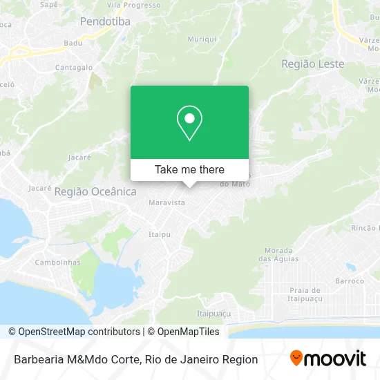 Barbearia M&Mdo Corte map