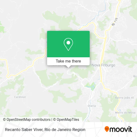 Recanto Saber Viver map