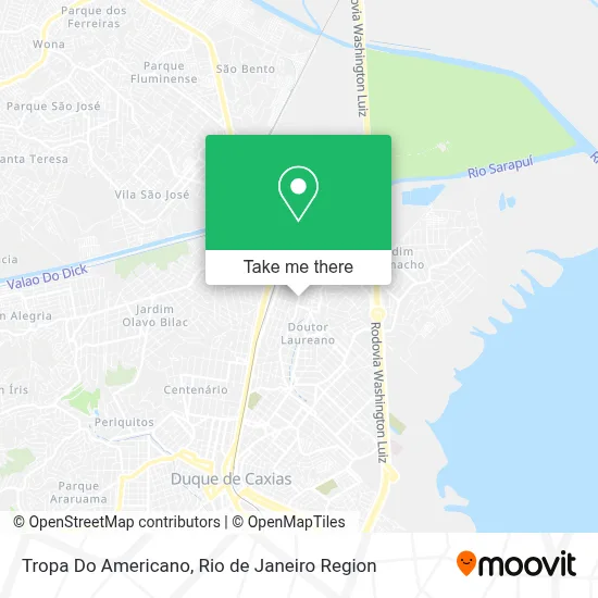 Tropa Do Americano map