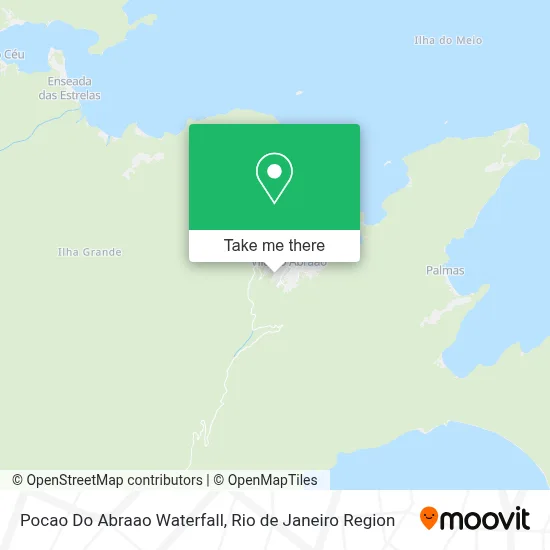 Pocao Do Abraao Waterfall map