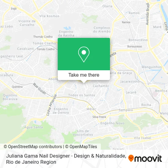 Juliana Gama Nail Designer - Design & Naturalidade map