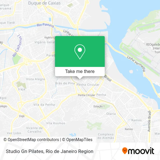 Studio Gn Pilates map