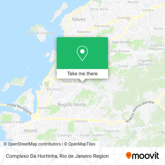 Complexo Da Hortinha map