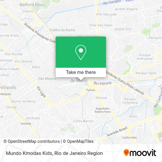 Mundo Kmodas Kids map