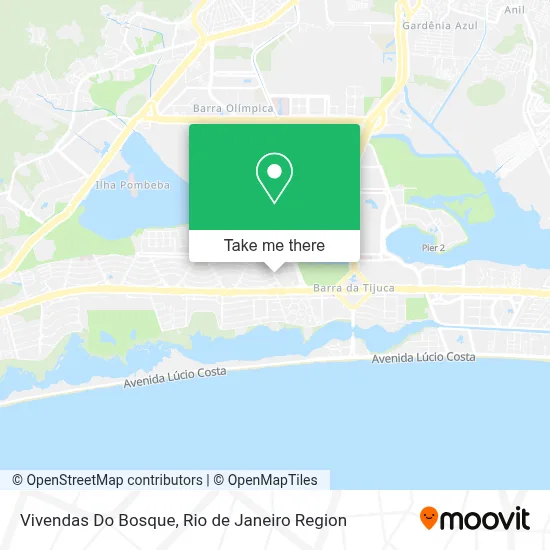 Vivendas Do Bosque map