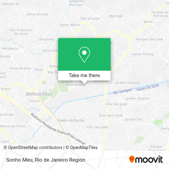 Sonho Meu map