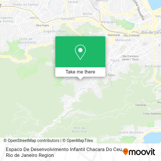 Espaco De Desenvolvimento Infantil Chacara Do Ceu map