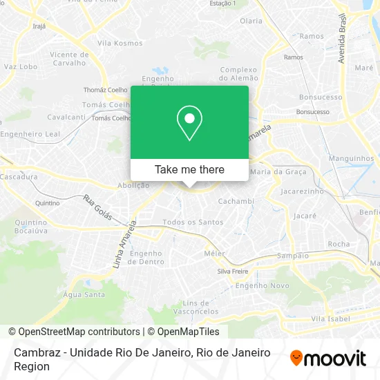 Cambraz - Unidade Rio De Janeiro map