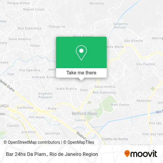 Bar 24hs Da Piam. map