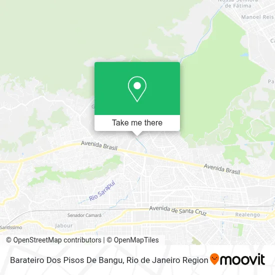Barateiro Dos Pisos De Bangu map