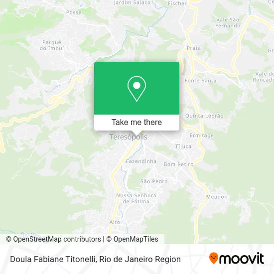 Doula Fabiane Titonelli map