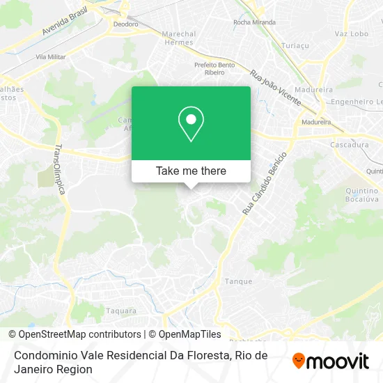 Condominio Vale Residencial Da Floresta map