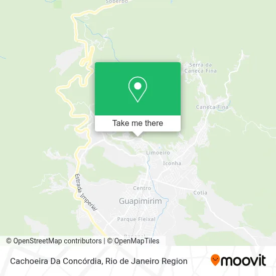 Cachoeira Da Concórdia map