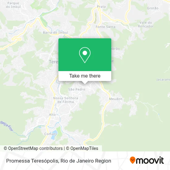 Promessa Teresópolis map