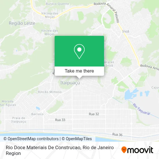Rio Doce Materiais De Construcao map
