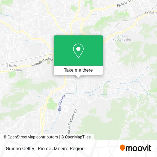 Guinho Cell Rj map