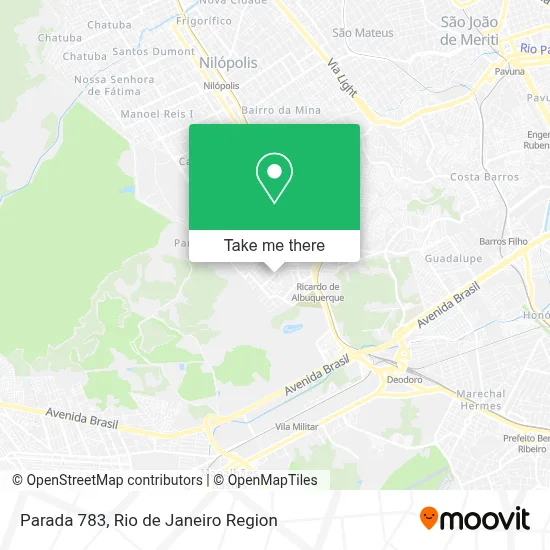 Parada 783 map