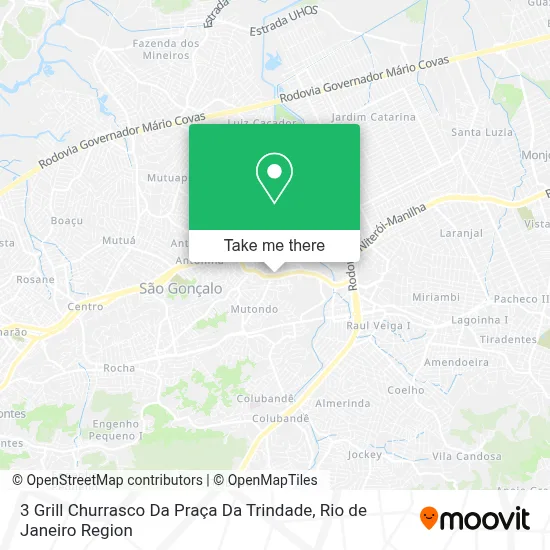 3 Grill Churrasco Da Praça Da Trindade map
