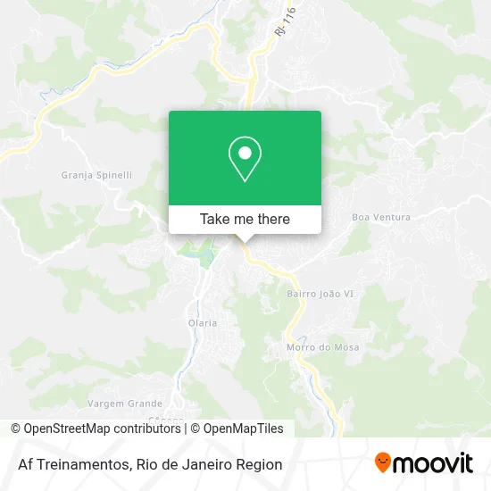 Af Treinamentos map