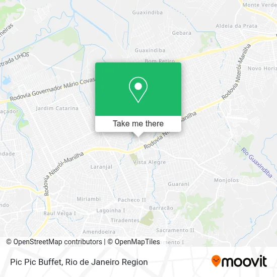 Pic Pic Buffet map