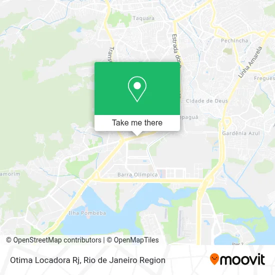 Otima Locadora Rj map