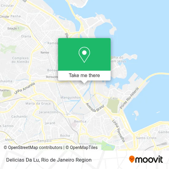 Delicias Da Lu map