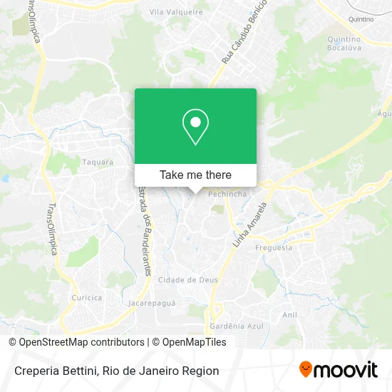 Creperia Bettini map