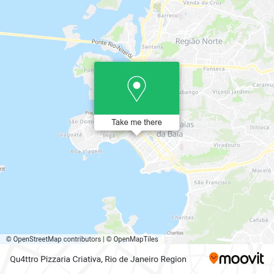Qu4ttro Pizzaria Criativa map