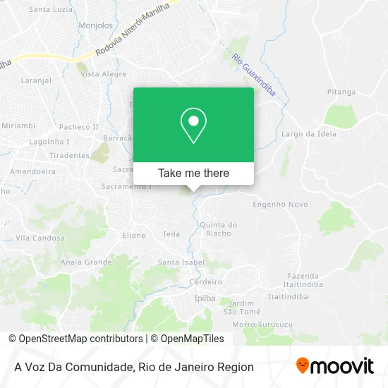 A Voz Da Comunidade map