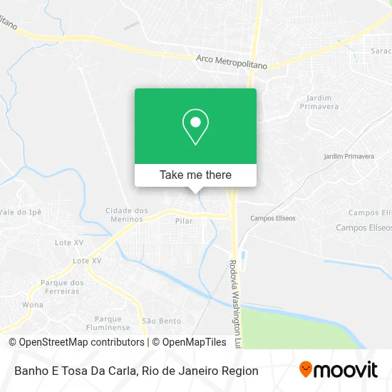 Banho E Tosa Da Carla map