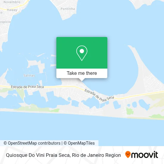 Quiosque Do Vini Praia Seca map