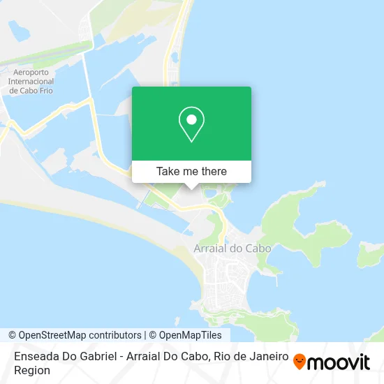 Enseada Do Gabriel - Arraial Do Cabo map