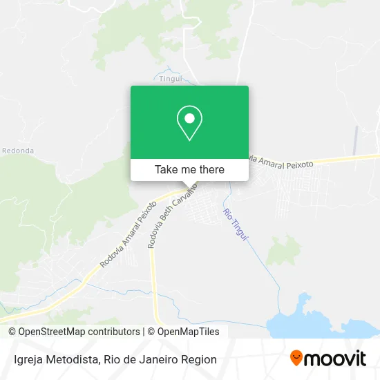 Igreja Metodista map
