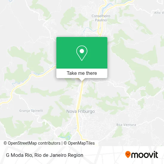 G Moda Rio map